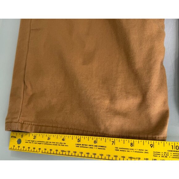 Carhartt Pants Mens 54X32 Relaxed Fit Canvas Khaki Tan Stretch Workwear BN2517-M - Picture 9 of 11